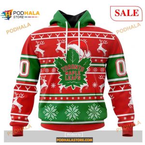 Toronto Maple Leafs Vintage NHL Ugly Christmas Sweater White / 3XL