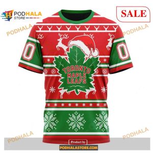 Custom Toronto Maple Leafs Christmas Nhl Unisex Shirt Hoodie 3d 3