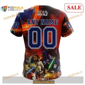 Custom Toronto Maple Leafs Design X Star War Nhl Shirt Hoodie 3d 4