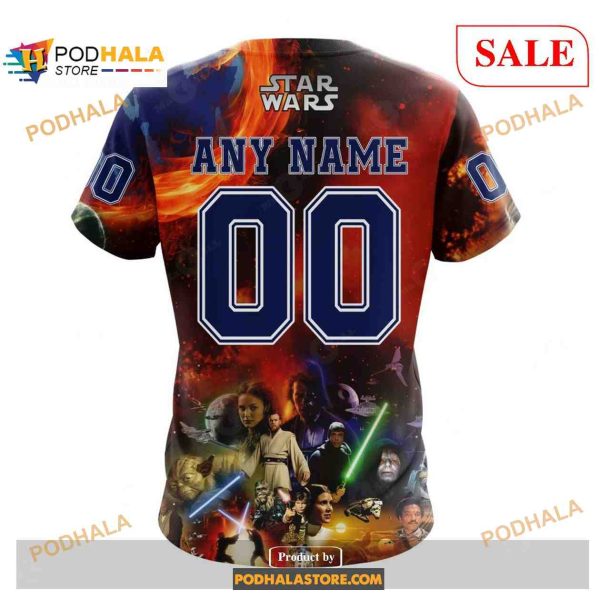 Custom Toronto Maple Leafs Design X Star War NHL Shirt Hoodie 3D