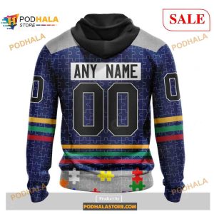 Custom Toronto Maple Leafs Fearless Aganst Autism Nhl Shirt Hoodie 3d 2