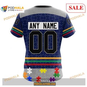 Custom Toronto Maple Leafs Fearless Aganst Autism Nhl Shirt Hoodie 3d 4