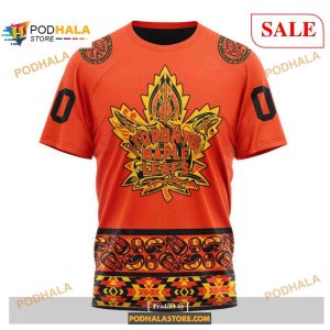 Custom Toronto Maple Leafs National Day For Truth And Reconciliation Nhl Hoodie 3d 3