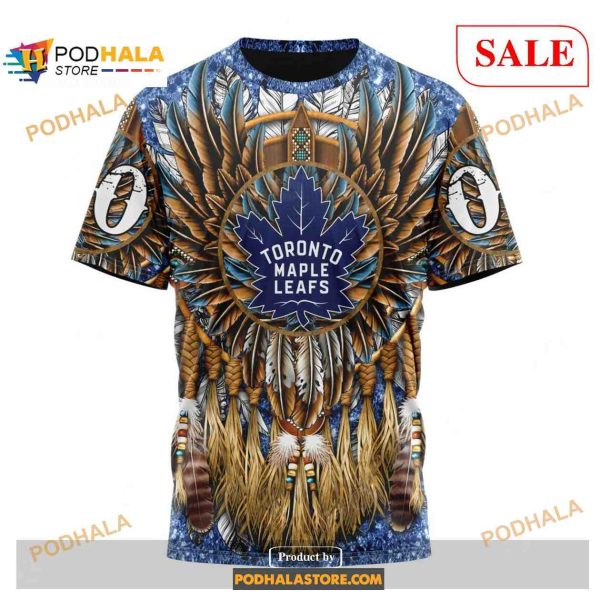 Custom Toronto Maple Leafs Native Costume Design NHL Shirt Hoodie 3D