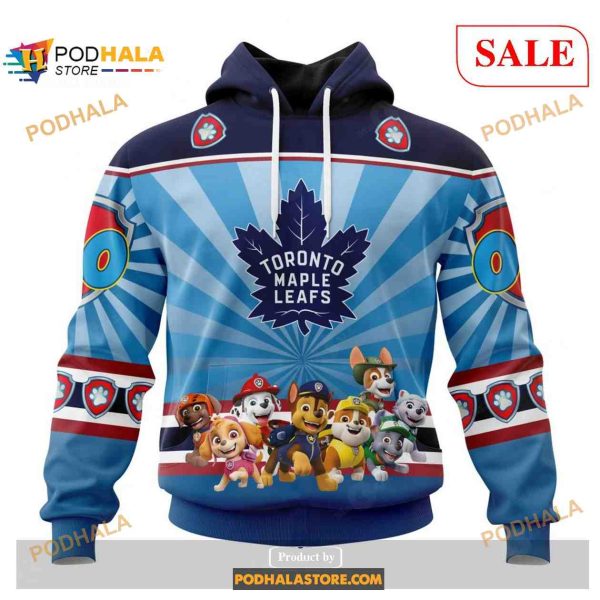 Custom Toronto Maple Leafs Paw Patrol NHL Shirt Hoodie 3D