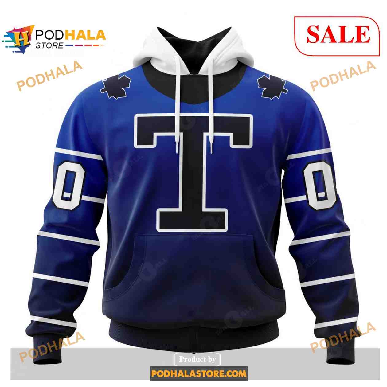 Custom Toronto Maple Leafs Unisex With Retro Concepts NHL Shirt