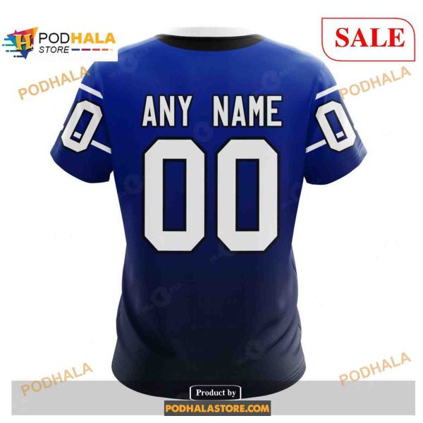 Custom Toronto Maple Leafs Retro Gradient Design NHL Shirt Hoodie 3D