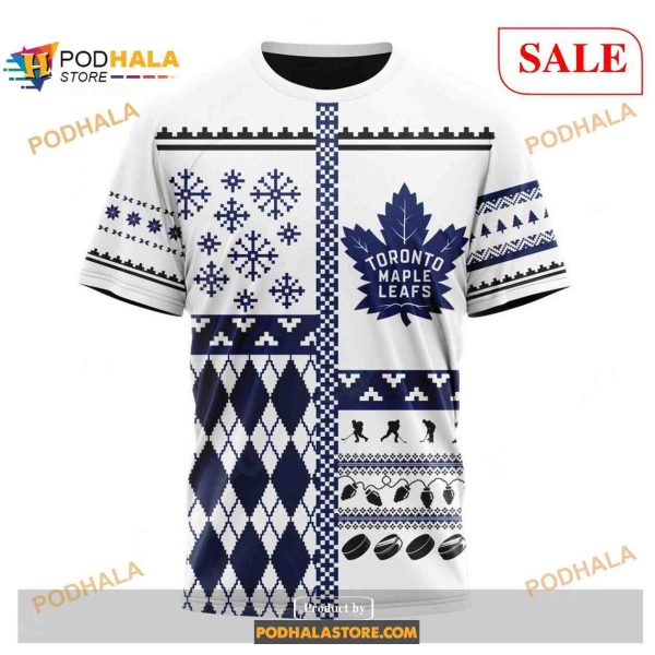 Custom Toronto Maple Leafs Unisex Christmas NHL Shirt Hoodie 3D