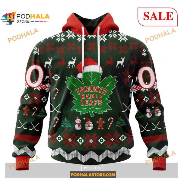 Custom Toronto Maple Leafs Unisex Shirt Christmas NHL Hoodie 3D