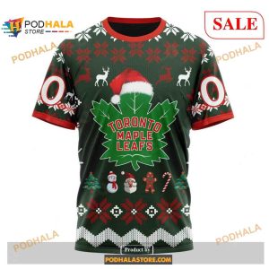 Custom Toronto Maple Leafs Unisex Shirt Christmas Nhl Hoodie 3d 3