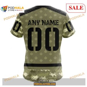 Custom Vancouver Canucks Camo Military Appreciation Nhl Shirt Hoodie 3d 4