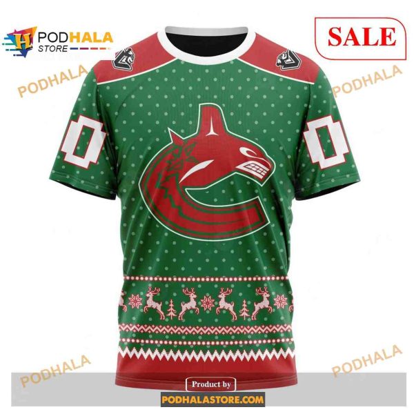 Custom Vancouver Canucks Christmas Apparel NHL Shirt Hoodie 3D