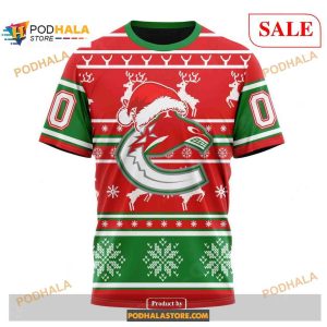 Custom Vancouver Canucks Christmas Nhl Unisex Shirt Hoodie 3d 3
