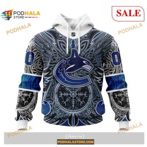 Custom Vancouver Canucks Norse Viking Symbols Nhl Shirt Hoodie 3d 2