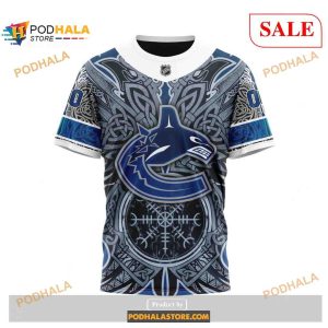 Custom Vancouver Canucks Norse Viking Symbols Nhl Shirt Hoodie 3d 3