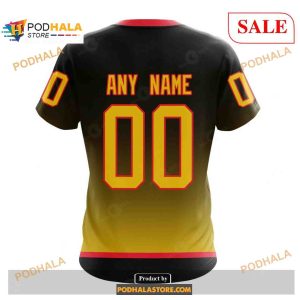 Custom Vancouver Canucks Retro Gradient Design Nhl Shirt Hoodie 3d 4
