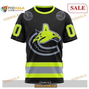 Custom Vancouver Canucks Unisex Firefighter Uniforms Color Nhl Shirt Hoodie 3d 3