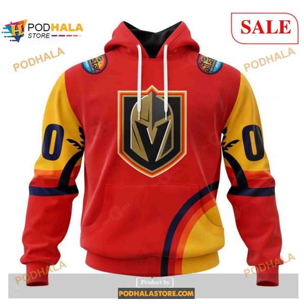 Custom Vegas Golden Knights ALL Star Sunset Sweatshirt NHL Hoodie 3D