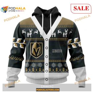 Custom Vegas Golden Knights Chrismas Season Sweatshirt NHL Hoodie 3D