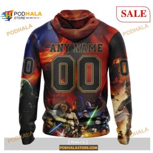 Custom Vegas Golden Knights Design X Star War Sweatshirt Nhl Hoodie 3d 2