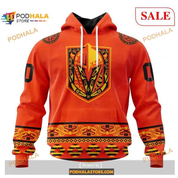Custom Vegas Golden Knights National Day For Truth And Reconciliation NHL Hoodie 3D