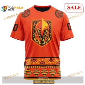 Custom Vegas Golden Knights National Day For Truth And Reconciliation Nhl Hoodie 3d 3