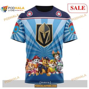 Custom Vegas Golden Knights Paw Patrol Sweatshirt Nhl Hoodie 3d 3