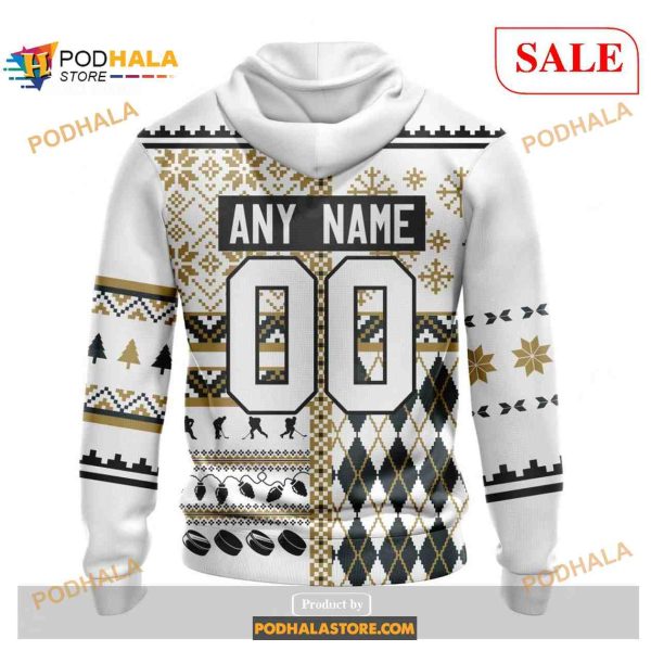 Custom Vegas Golden Knights Unisex Christmas Sweatshirt NHL Hoodie 3D