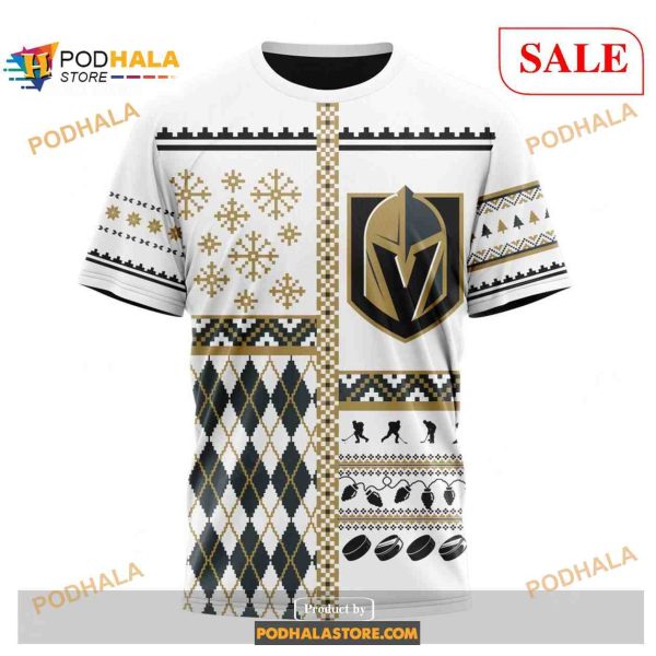 Custom Vegas Golden Knights Unisex Christmas Sweatshirt NHL Hoodie 3D