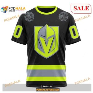 Custom Vegas Golden Knights Unisex Firefighter Uniforms Color Nhl Hoodie 3d 3