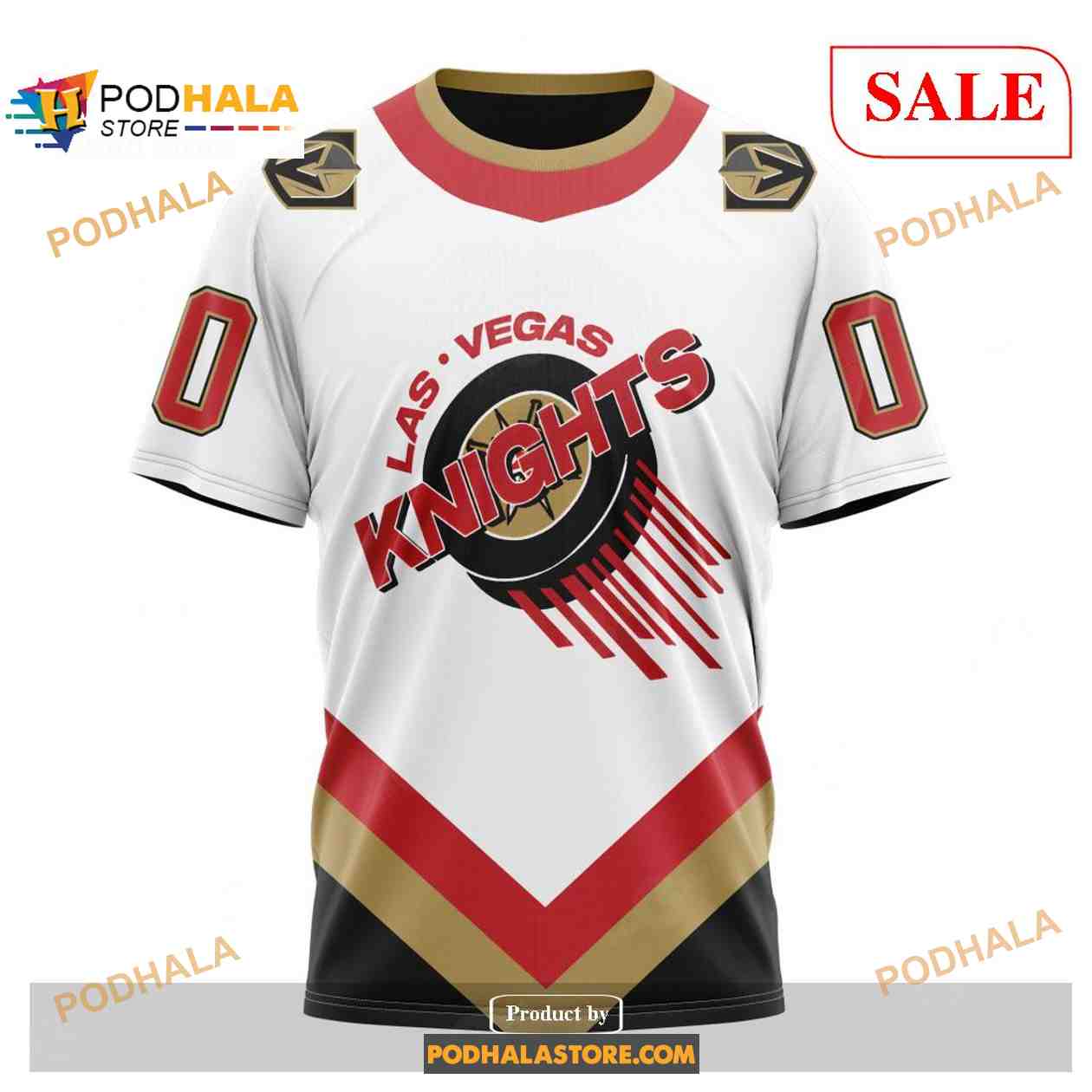NHL Vegas Golden Knights Custom Name Number Retro Jersey Fleece Oodie