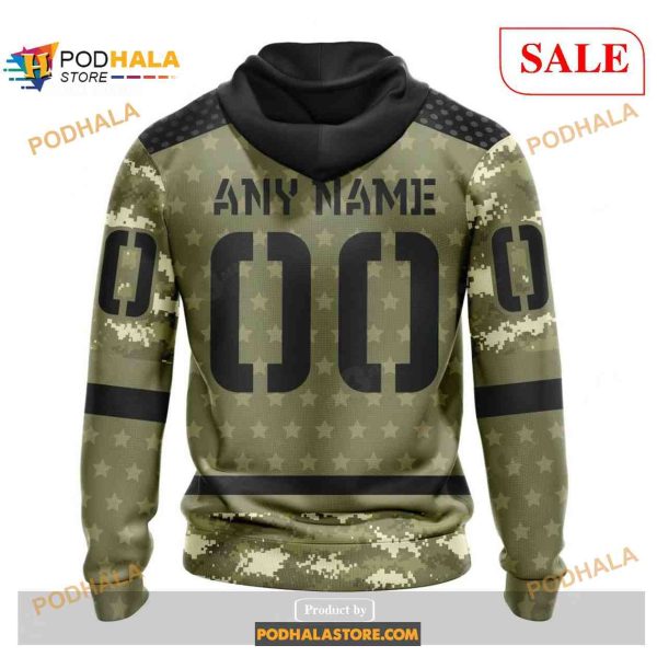 Custom Washington Capitals Camo Military Appreciation Sweatshirt NHL Hoodie 3D