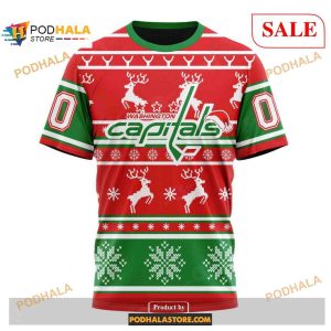 Custom Washington Capitals Christmas Nhl Unisex Shirt Hoodie 3d 8