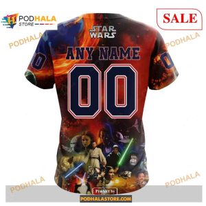 Custom Washington Capitals Design X Star War Sweatshirt Nhl Hoodie 3d 4