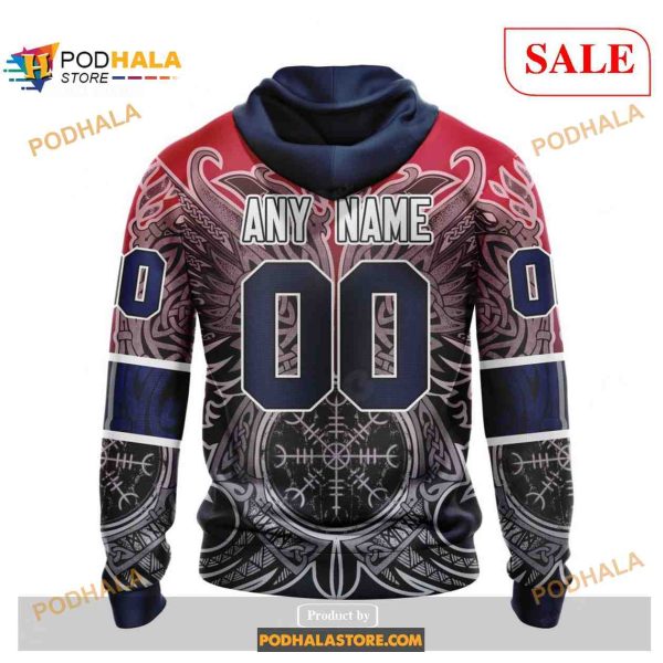 Custom Washington Capitals Norse Viking Symbols Sweatshirt NHL Hoodie 3D