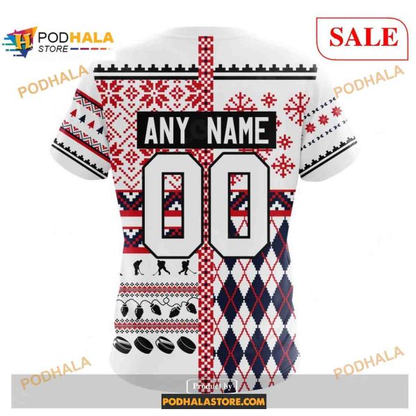 Custom Washington Capitals Unisex Christmas NHL Shirt Hoodie 3D