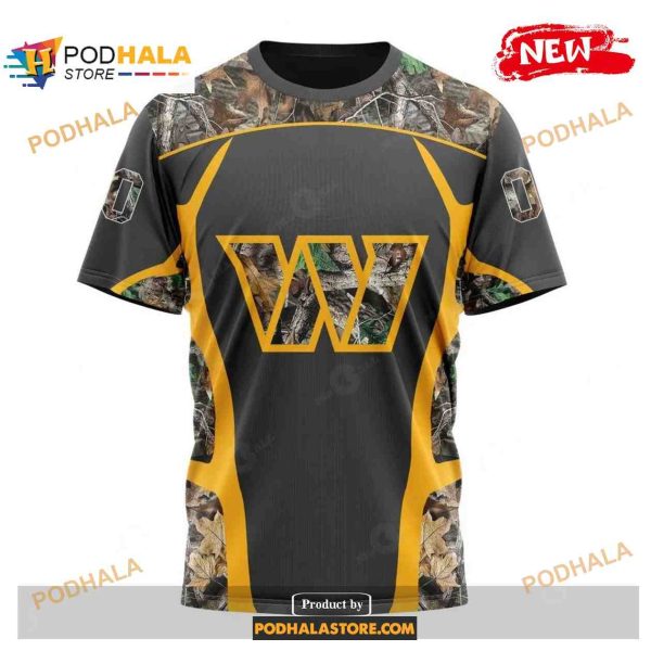Custom Washington Commanders Special Camo Hunting Black Design Shirt NFL Hoodie 3D