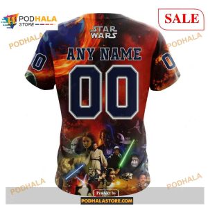 Custom Winnipeg Jets Design X Star War Nhl Shirt Hoodie 3d 4