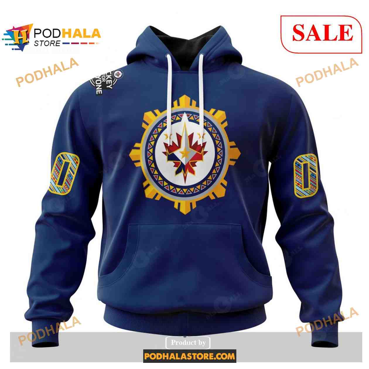 Custom NHL Atlanta Thrashers Winnipeg Jets 1999 Vintage Away Shirt Hoodie  3D - Bring Your Ideas, Thoughts And Imaginations Into Reality Today