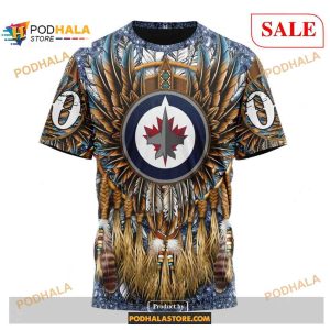 Custom Winnipeg Jets Native Costume Design Nhl Shirt Hoodie 3d 3