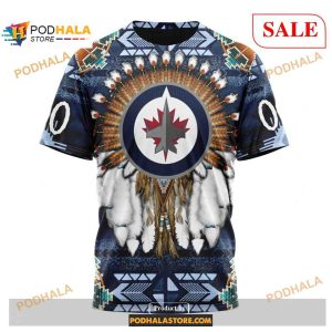 Custom Winnipeg Jets Native Costume Nhl Shirt Hoodie 3d 3