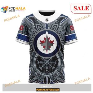 Custom Winnipeg Jets Norse Viking Symbols Nhl Shirt Hoodie 3d 3