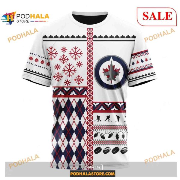 Custom Winnipeg Jets Unisex Christmas NHL Shirt Hoodie 3D