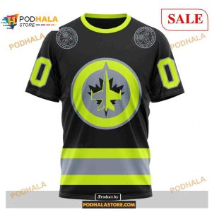 Custom Winnipeg Jets Unisex Firefighter Uniforms Color Nhl Shirt Hoodie 3d 3