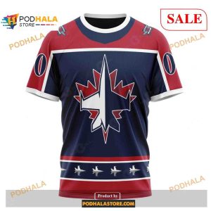 Custom Winnipeg Jets Unisex With Retro Concepts Nhl Shirt Hoodie 3d 3