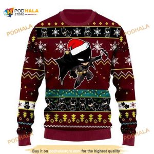 Cute Batman DC Christmas Xmas Wool Funny Ugly Sweater
