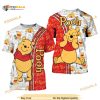Cute Winnie The Pooh Red Cross Comic Book Patterns Disney 3D Shirt