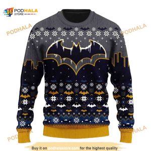 DC Fan Batman Ugly Xmas Wool Sweater