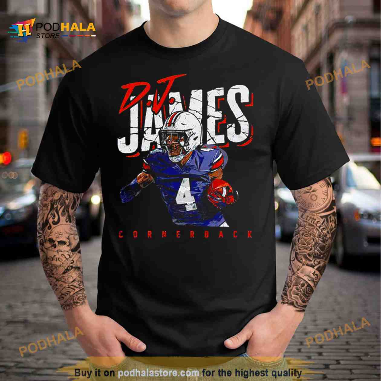 D.J. James College Player Shirt D.J. James College Player Shirt