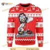 DJ Jesus Ugly Christmas Funny Ugly Sweater 3D All Over Print